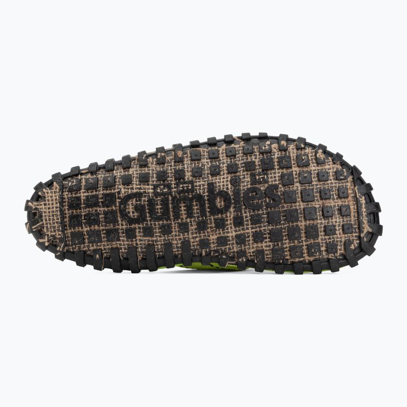 Șlapi Gumbies Islander lime hibiscus 4