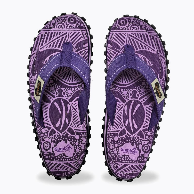 Papuci Gumbies Islander purple signature 3