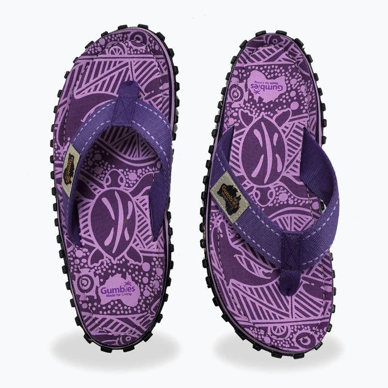 Papuci Gumbies Islander purple signature 4