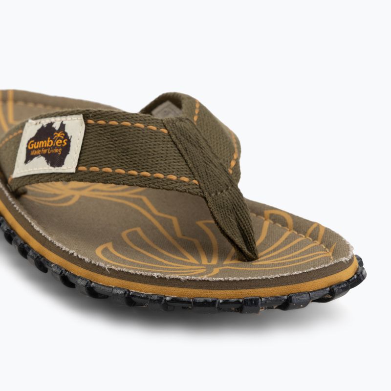 Încălțăminte Gumbies Islander palm leaf khaki 7