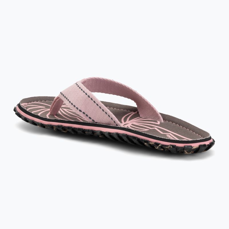 Încălțăminte Gumbies Islander palm leaf pink 3
