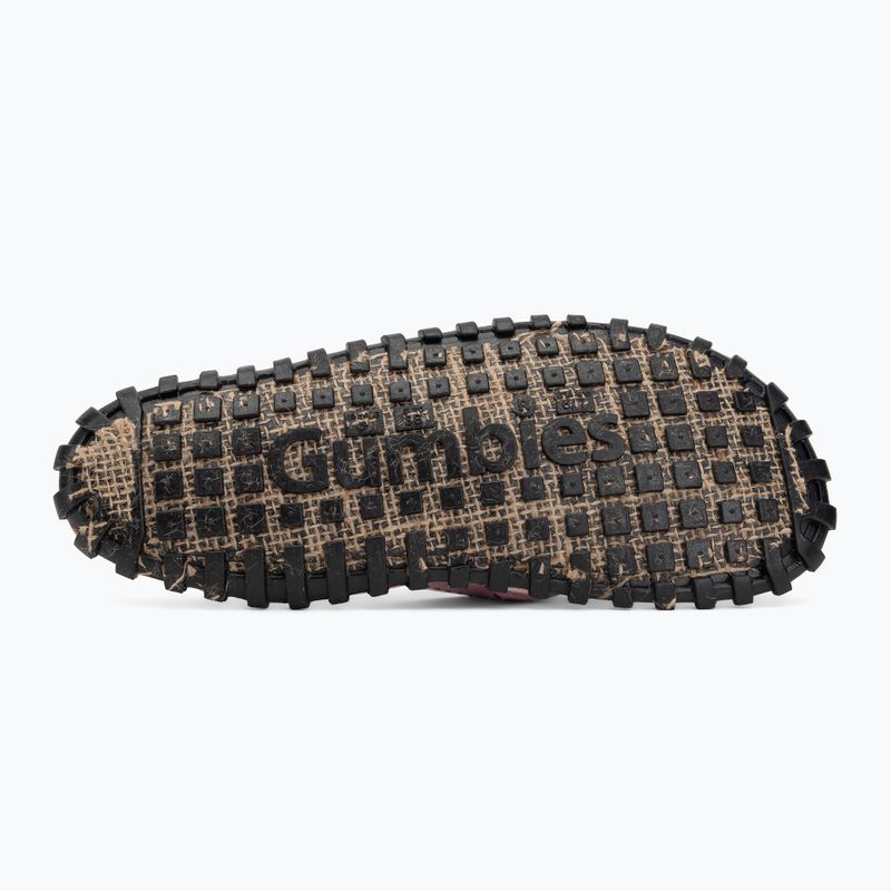 Încălțăminte Gumbies Islander palm leaf pink 4