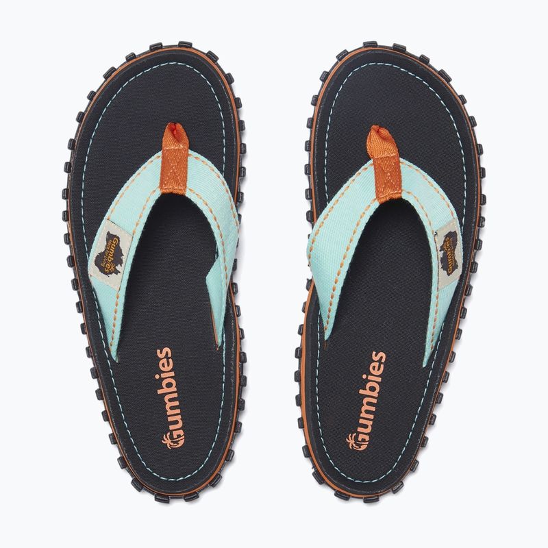 Șlapi Gumbies Islander tricolor black 4