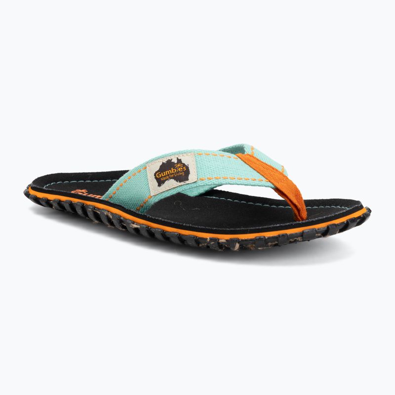 Șlapi Gumbies Islander tricolor black