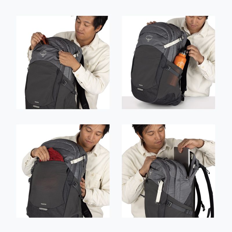 Rucsac de oraș Osprey Tropos 32 l phantom grey heather 9