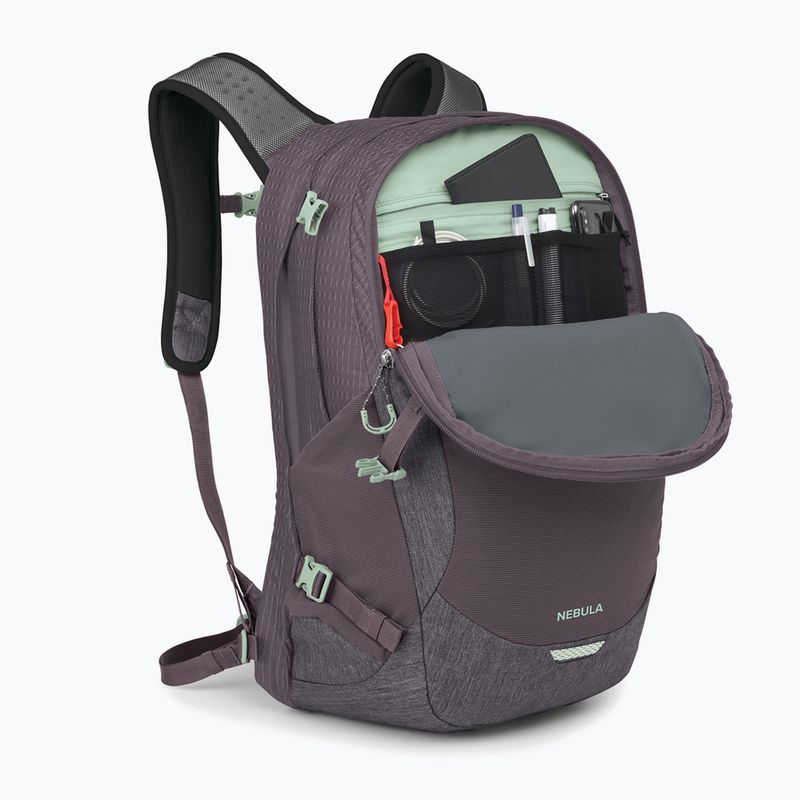 Rucsac urban Osprey Nebula 32 l graphite/purple heather 4