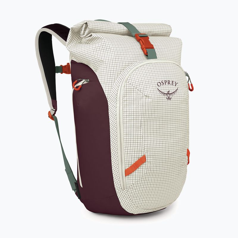 Rucsac de oraș Osprey Transporter Roll Top 30 l mystery white/moody burgundy 2