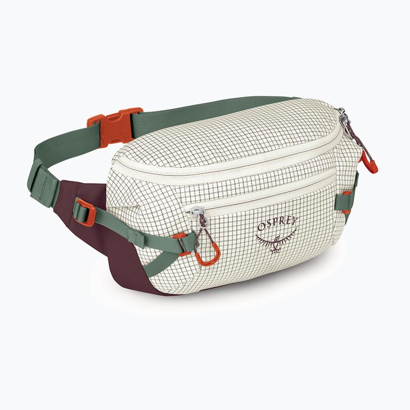 Borsetă Osprey Transporter Waist Pack 3 l mystery white/moody burgundy 2