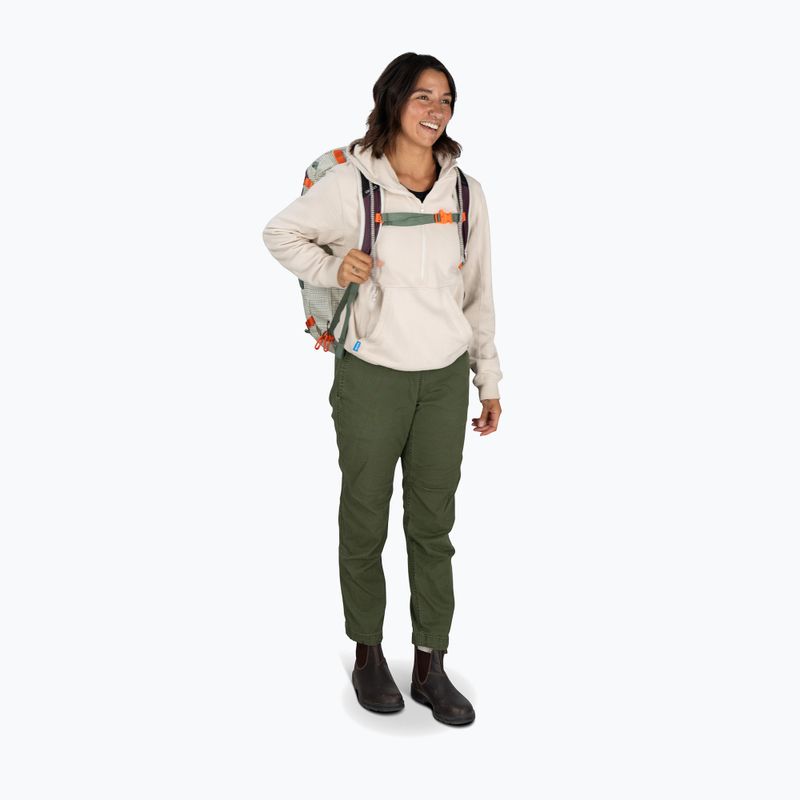 Geantă de călătorie Osprey Transporter Duffel 40 l mystery white/moody burgundy 6