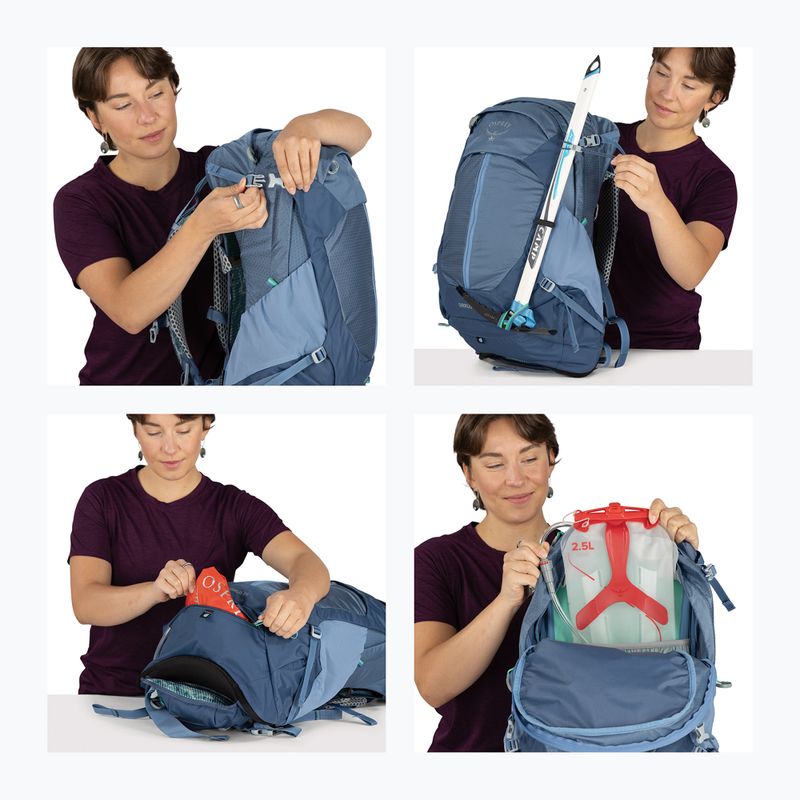 Rucsac turistic pentru femei Osprey Sirrus 24 l sevres blue 14