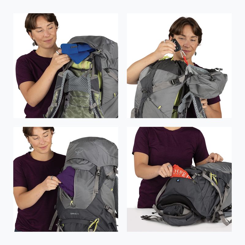 Rucsac turistic pentru femei Osprey Sirrus 36 l medium grey 14