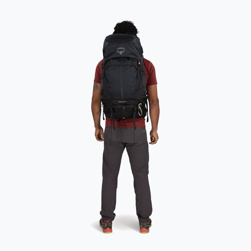 Rucsac turistic pentru bărbați Osprey Stratos 36 l raven black 6