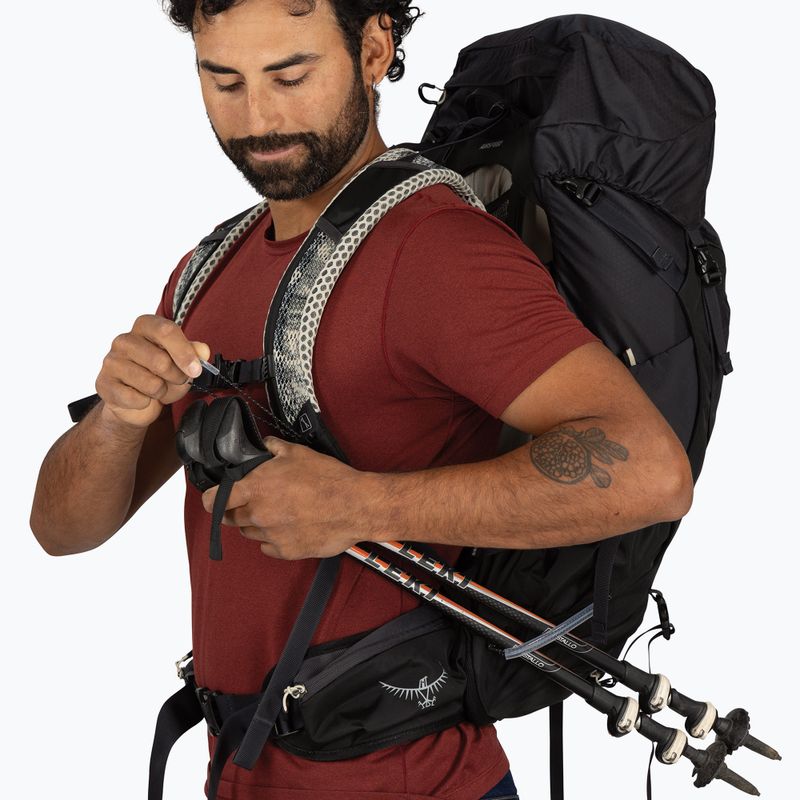 Rucsac turistic pentru bărbați Osprey Stratos 36 l raven black 12