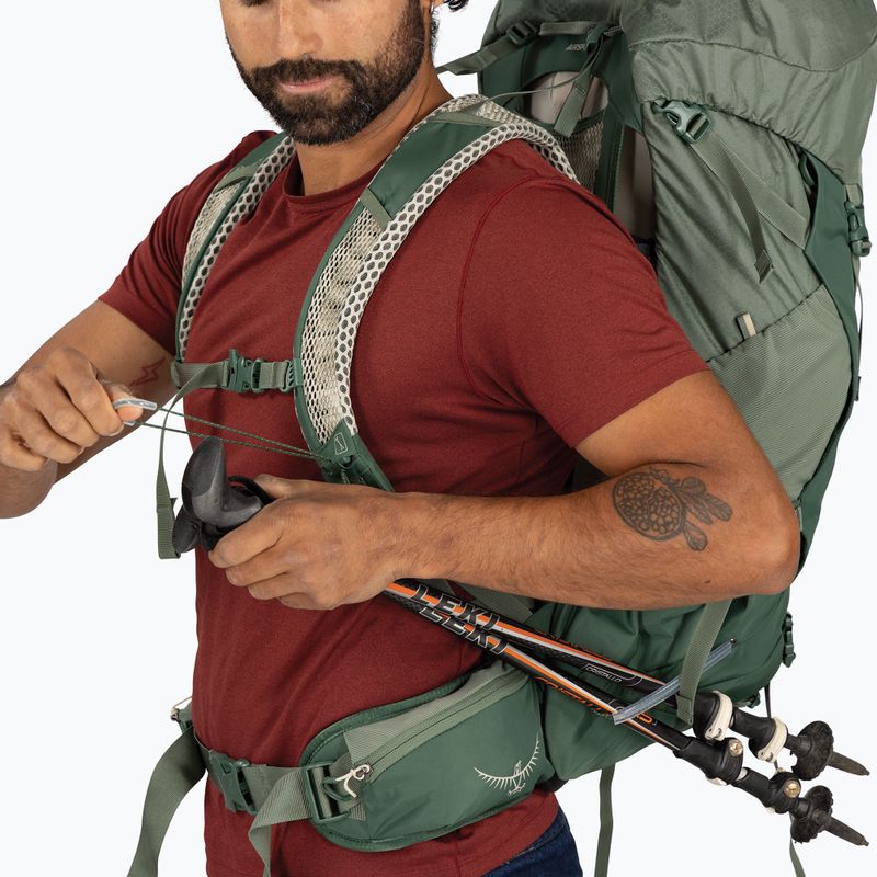 Rucsac turistic pentru bărbați Osprey Stratos 44 l pine leaf 11
