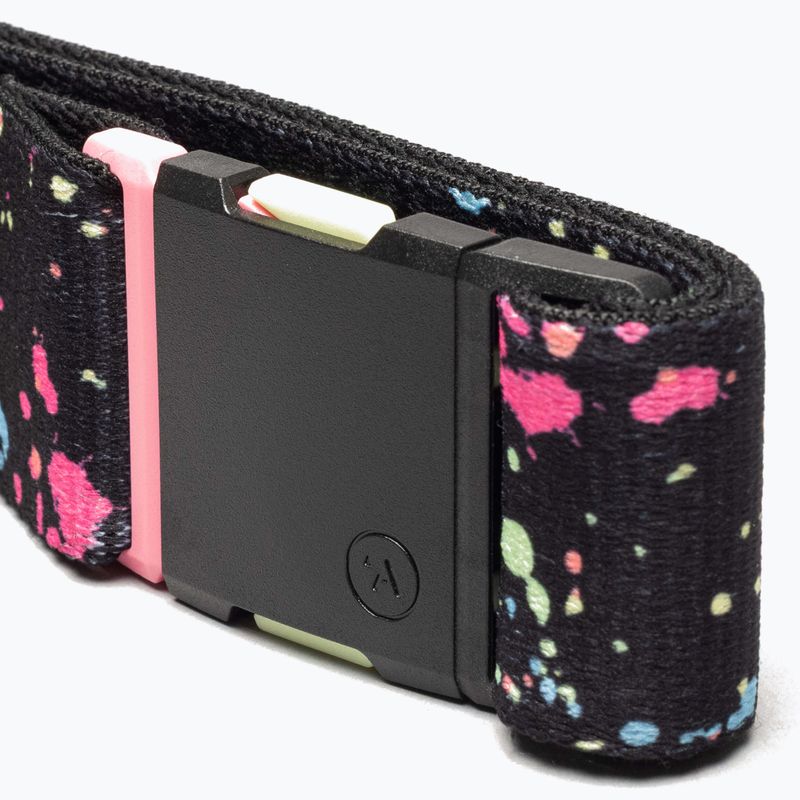 Curea de pantaloni Arcade Splatter black/neon 3