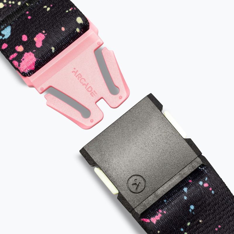 Curea de pantaloni Arcade Splatter black/neon 4