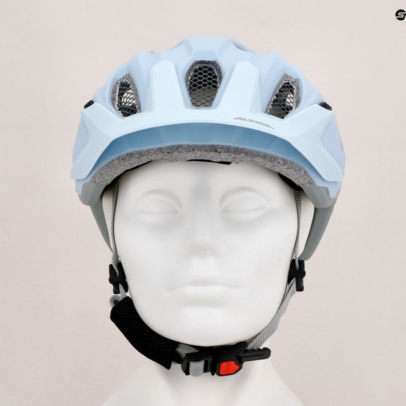 Cască de bicicletă pentru copii Alpina Carapax dove blue/grey matte 9
