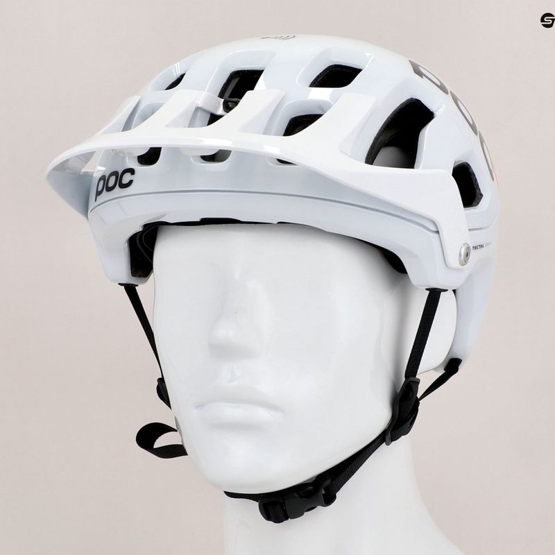 Cască de bicicletă POC Tectal Race MIPS NFC hydrogen white/fluorescent orange avip 13