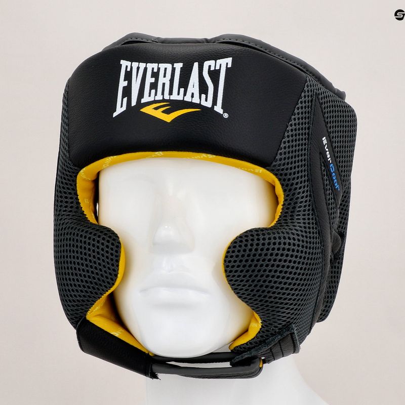 Cască de box EVERLAST C3 Evercool Pro Premium Leather negru EV3711 7