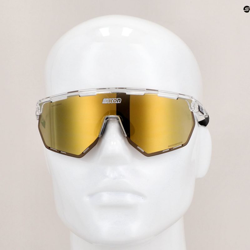 SCICON Aerowing Crystal Gloss/Scnpp Multimirror Bronze Ochelari de ciclism SCICON Aerowing Crystal Gloss/Scnpp Multimirror Bronze 9