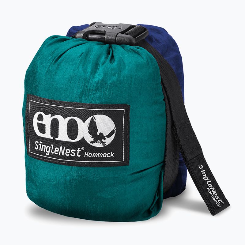 Hamac turistic ENO SingleNest seafoam / navy 4