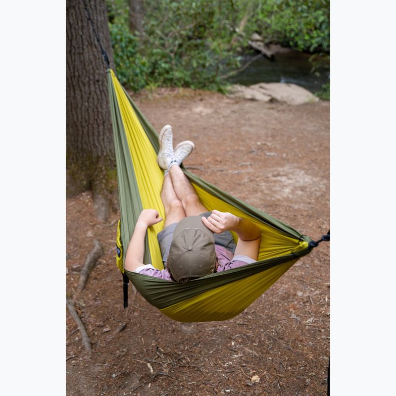 ENO Single Nest hamac pentru drumeții pepene galben/olive 3