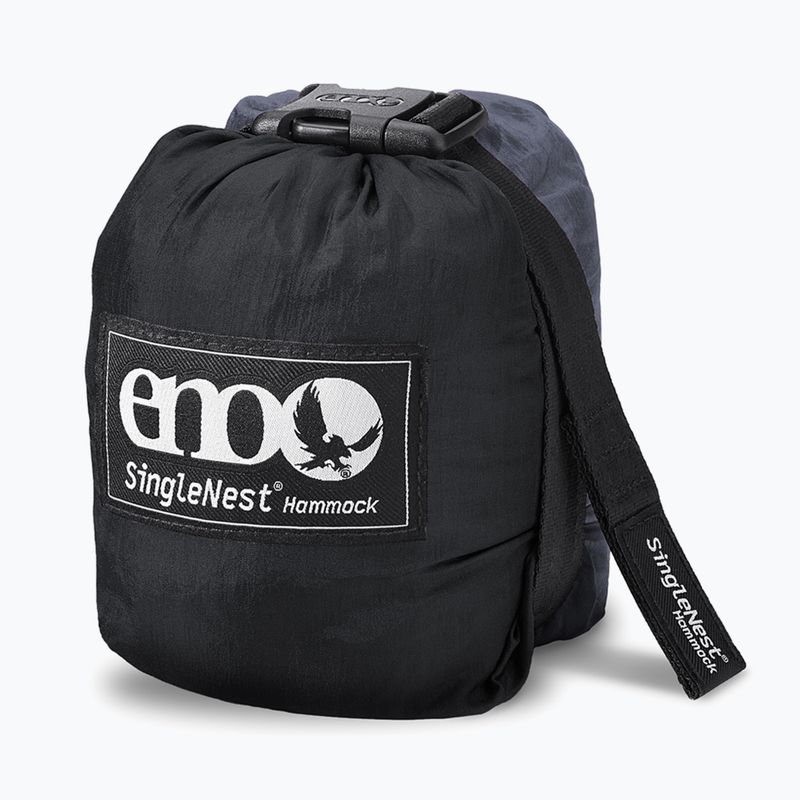 Hamac turistic ENO SingleNest black / charcoal 4