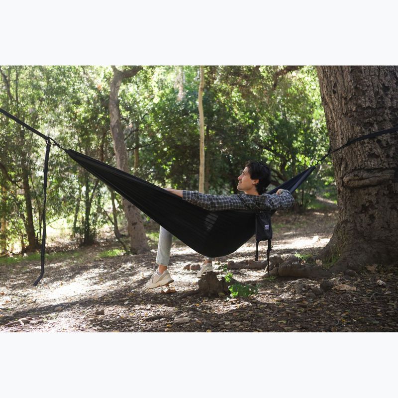 Hamac turistic ENO SingleNest black / charcoal 5