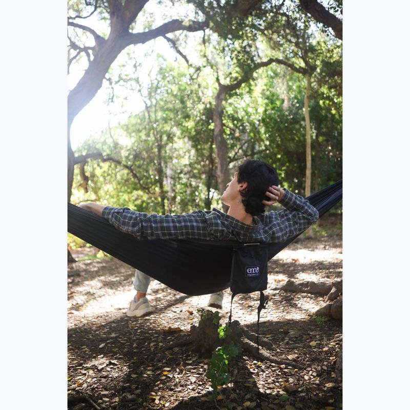 Hamac turistic ENO SingleNest black / charcoal 6