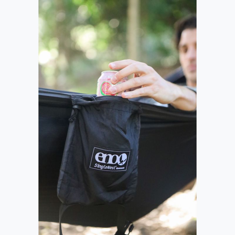 Hamac turistic ENO SingleNest black / charcoal 7