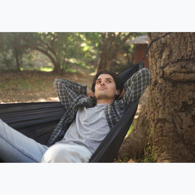 Hamac turistic ENO SingleNest black / charcoal 9