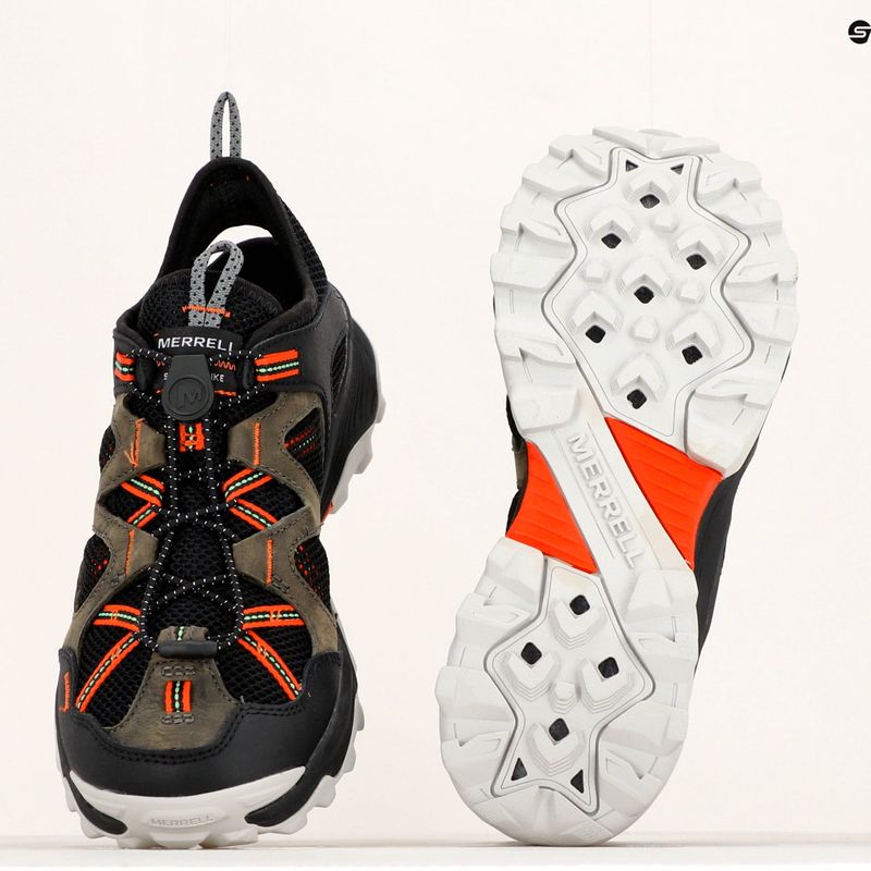 Cizme de drumeție pentru bărbați Merrell Speed Strike LTR Sieve negru-verde J067643 19
