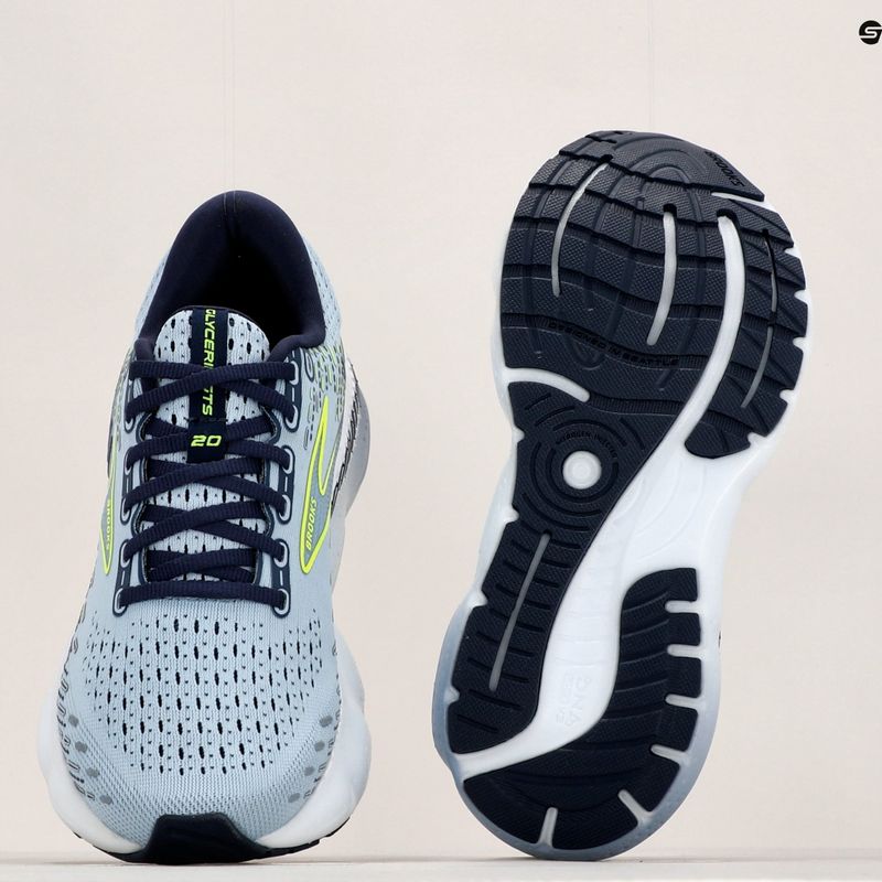 Pantofi de alergare pentru femei Brooks Glycerin GTS 20 albastru 1203701B416 14