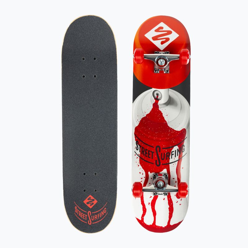 Skateboard clasic StreetSurfing Street Skate 31 roșu