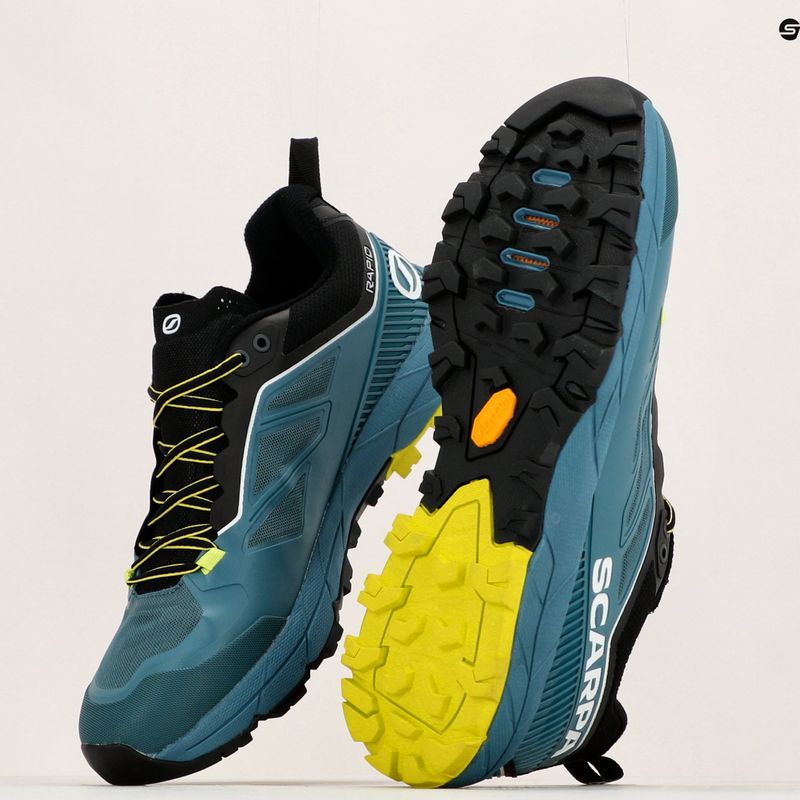 Încălțăminte de trekking pentru bărbați Scarpa Rapid albastru-neagră 72701 15
