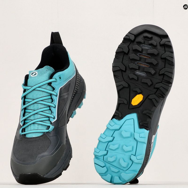 Încălțăminte de trekking pentru femei Scarpa Rapid GTX gri-albastră 72701 15