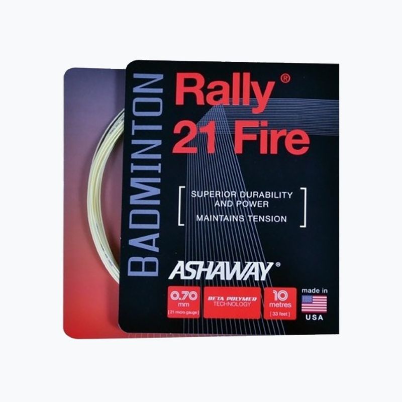 Cordon de badminton ASHAWAY Rally 21 - set white