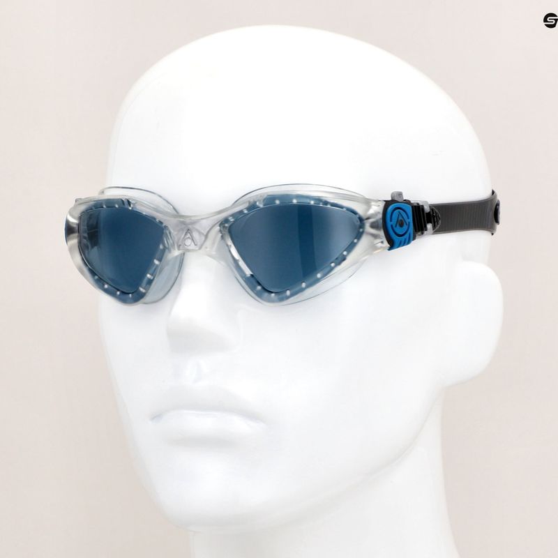 Ochelari de înot Aquasphere Kayenne transparent / argintiu / petrol EP3140098LD 7