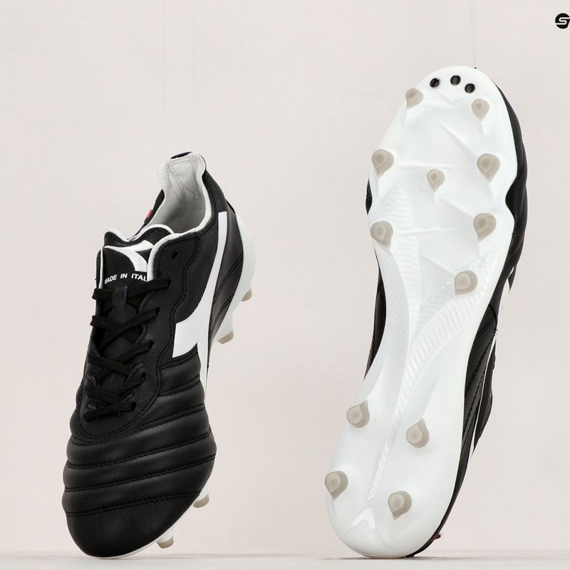 Bărbați Diadora Brasil Elite2 Tech ITA LPX ghete de fotbal negru și alb DD-101.178799-C0641-40.5 13