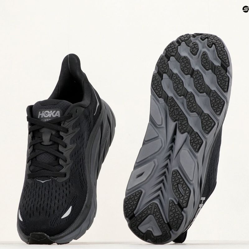 Pantofi de alergare pentru bărbați HOKA Clifton 8 negru 1119393-BBLC 12