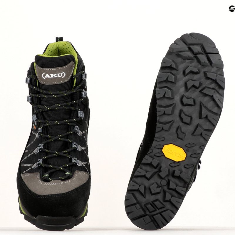 Încălțăminte de trekking pentru bărbați AKU Trekker Lite III GTX negru-verde 977-110-7 13