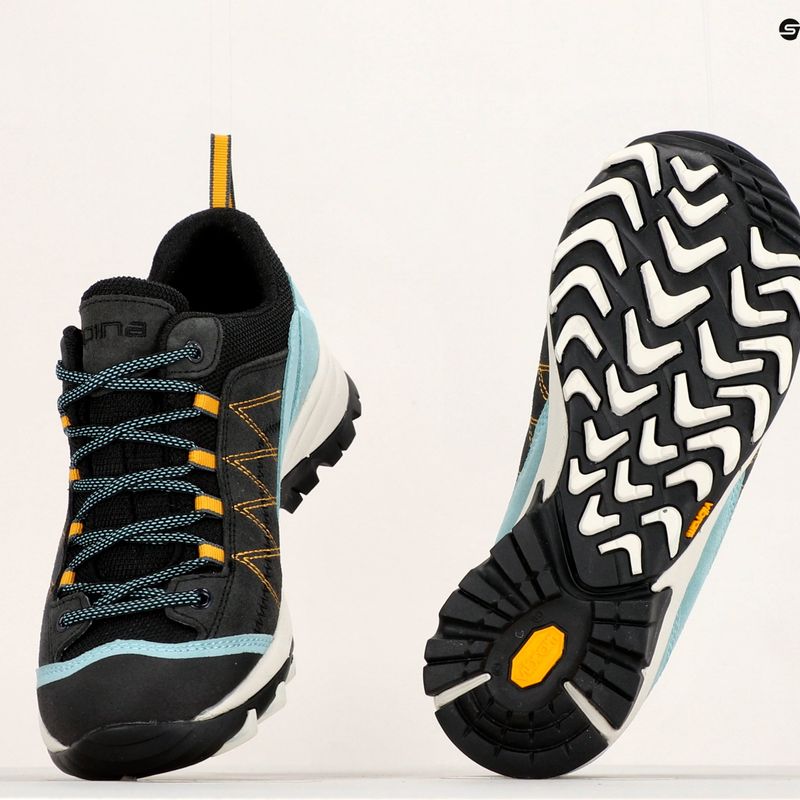 Pantofi de trekking pentru femei Alpina Glacia opal blue/black 12