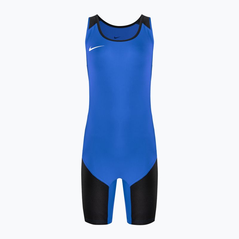 Combinezon pentru bărbați Nike Weightlifting Singlet royal/black