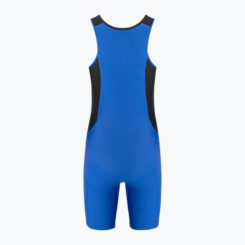 Tricou de lupte pentru bărbați Nike Weightlifting Singlet royal/black 2