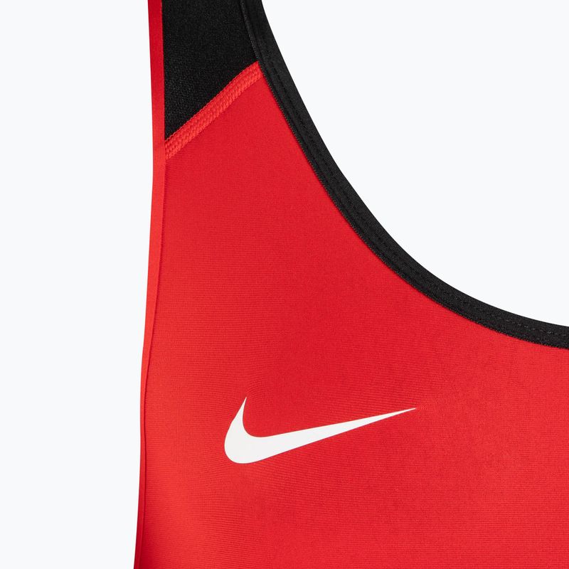 Combinezon pentru bărbați Nike Weightlifting Singlet scarlet/black 3