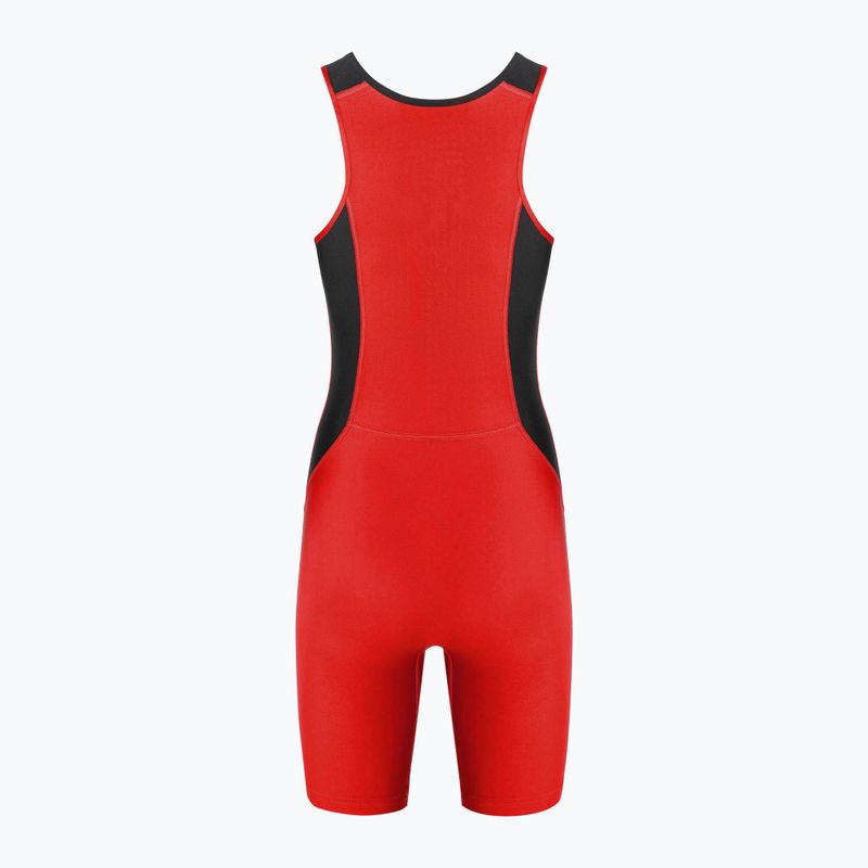 Tricou de lupte pentru femei Nike Weightlifting Singlet scarlet/black 2