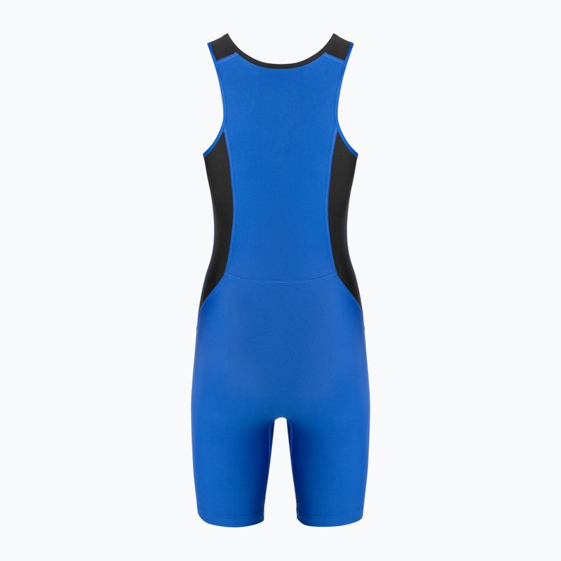 Tricou de lupte pentru femei Nike Weightlifting Singlet royal/black 2