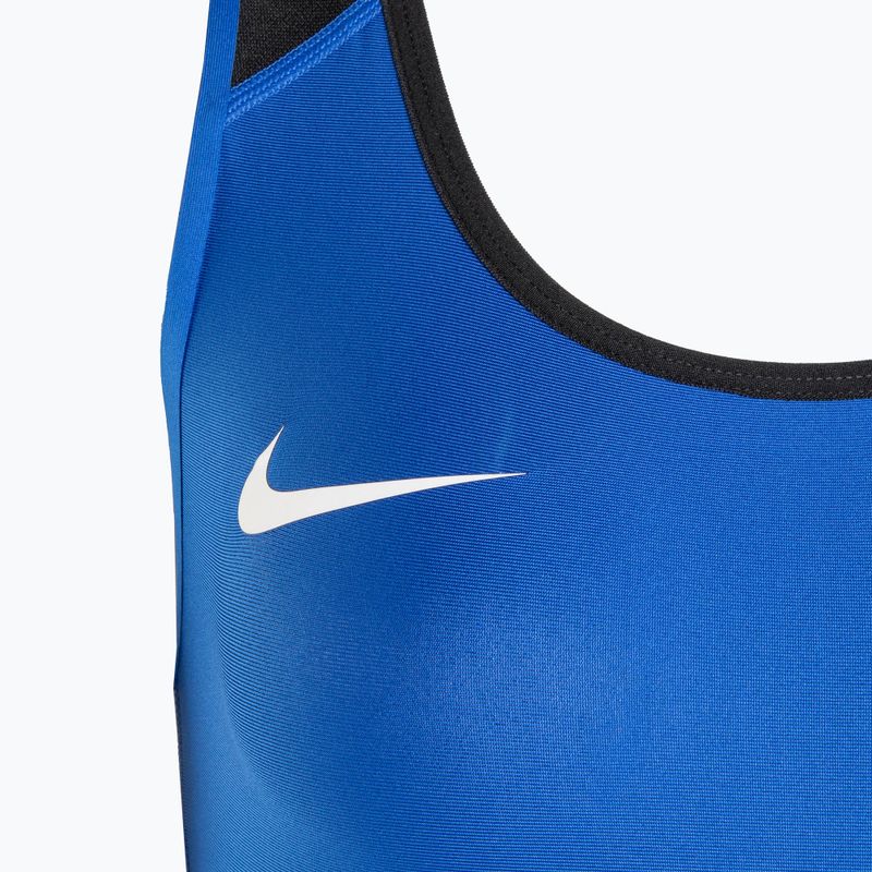 Tricou de lupte pentru femei Nike Weightlifting Singlet royal/black 3