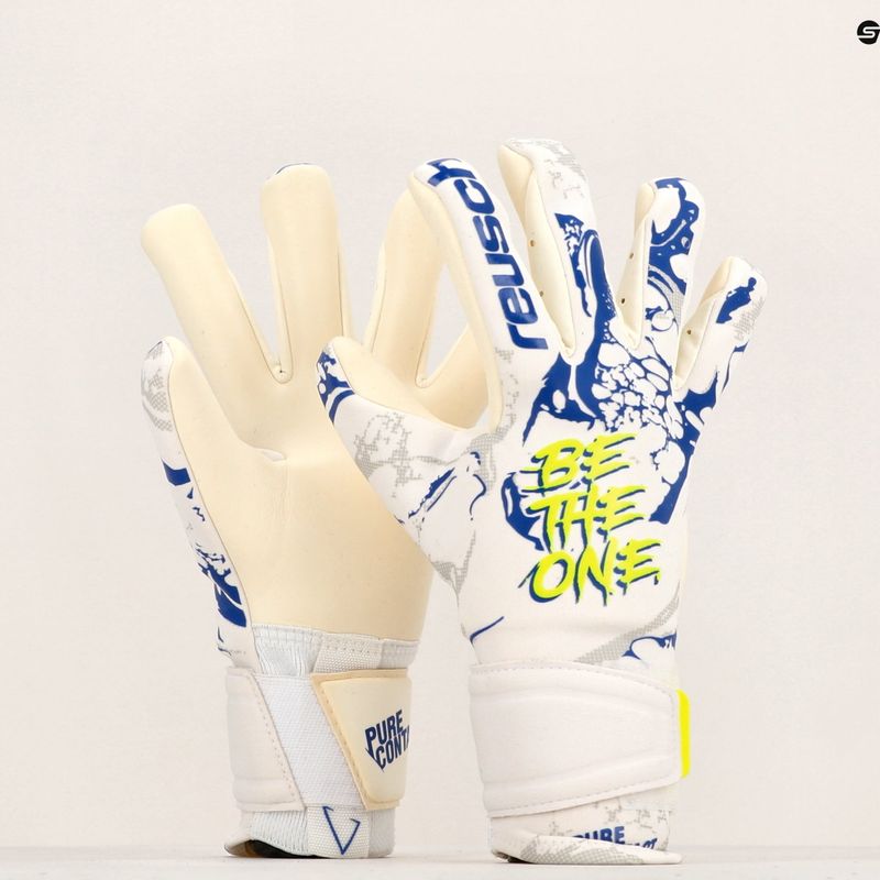 Mănuși de portar Reusch Pure Contact Gold X alb 5370901-1089 10