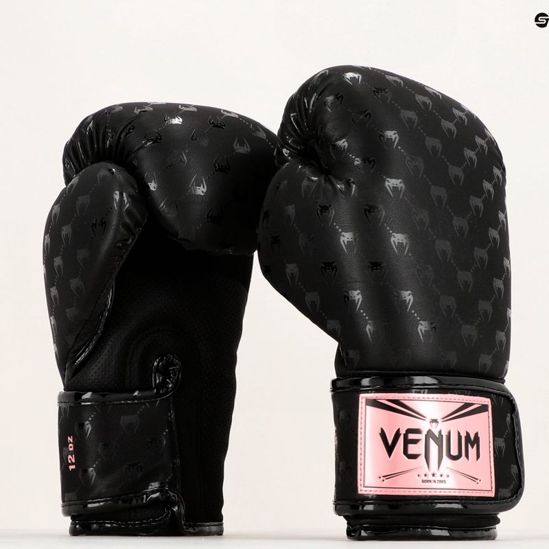 Venum Impact Monogram negru-auriu mănuși de box VENUM-04586-537 8